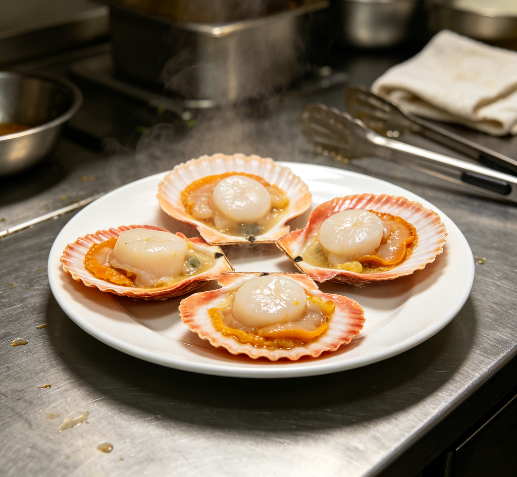 Scallops in Shell